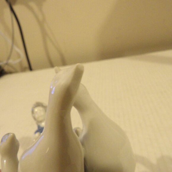 + Gerold Porcelain Figurine Girl With Geese Bavarian West Germany 4902 - Picture 5 of 5